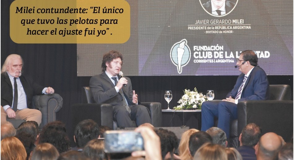 Milei calificó al Congreso como