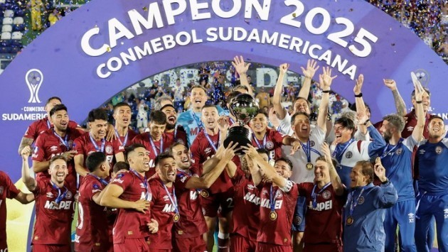 Lanús le ganó en penales a Atlético Mineiro y es campeón de la Copa Sudamericana