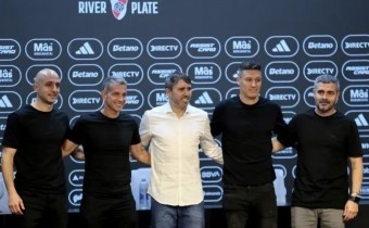 Coudet fue presentado como DT de River: “No vine a un cumpleaños”