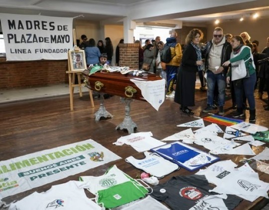 La despedida de Taty Almeida reunió a referentes políticos, sindicales y de derechos humanos