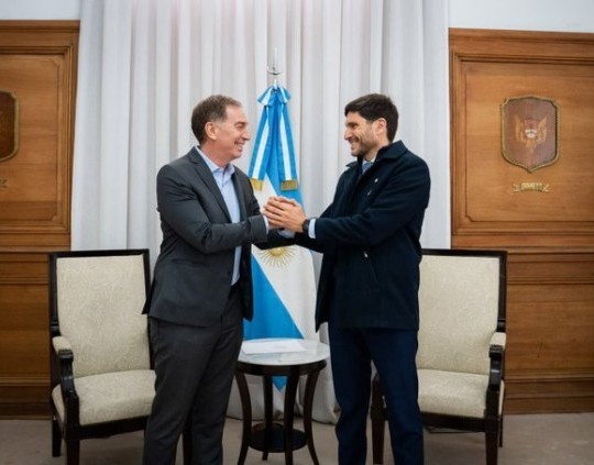 Pullaro se reunió con Diego Santilli: la agenda de un encuentro 