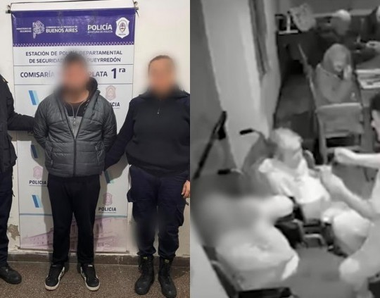 Detuvieron al enfermero de un geriátrico de Mar del Plata que golpeó a dos adultas mayores