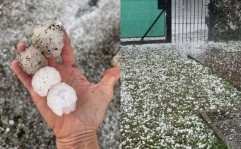 Graves destrozos por la caída de granizo en distintas ciudades de la provincia de Córdoba
